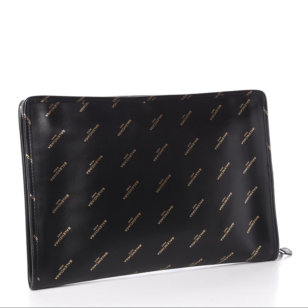 Balenciaga All Over Logo Pouch - Picture 2 of 10